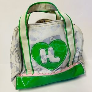 Harajuku Lovers Green Bowler Style Bag